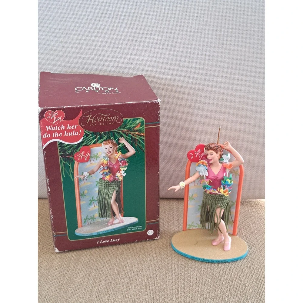 I Love Lucy Be a Pal Hula Dancer Christmas Ornament Lucille Ball Collectible